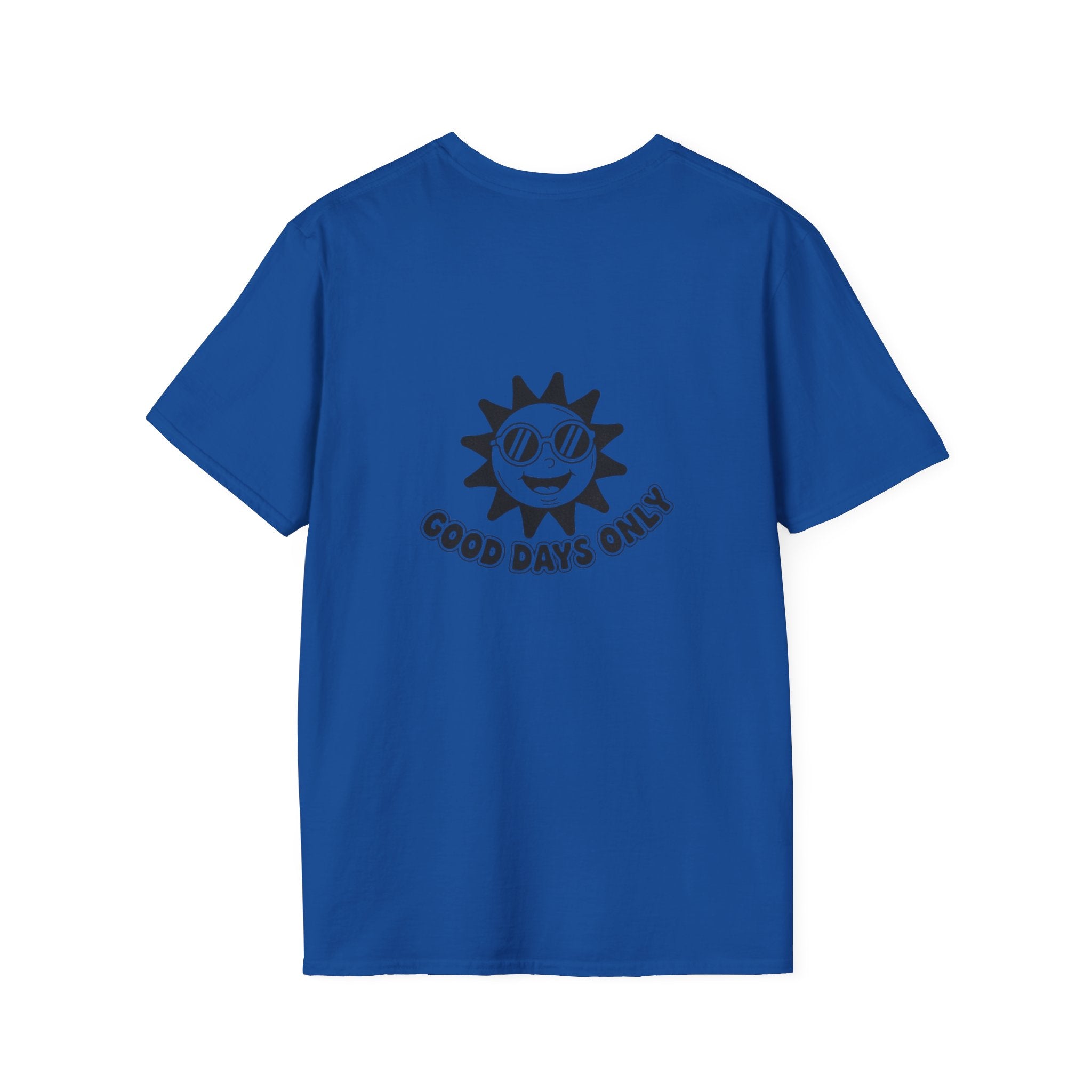 Solace Minimalist Tee — Small Chest Text Relaxed T-Shirt