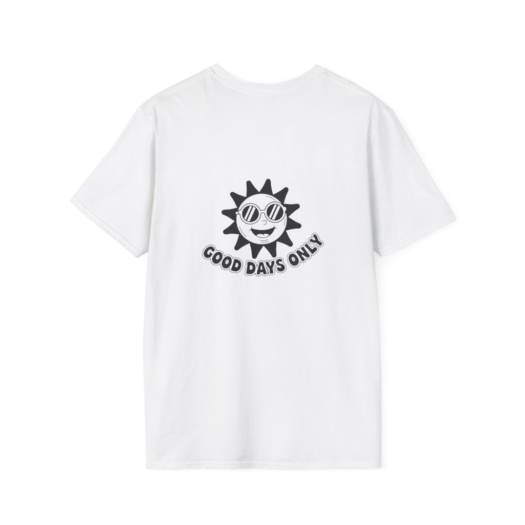 Solace Minimalist Tee — Small Chest Text Relaxed T-Shirt