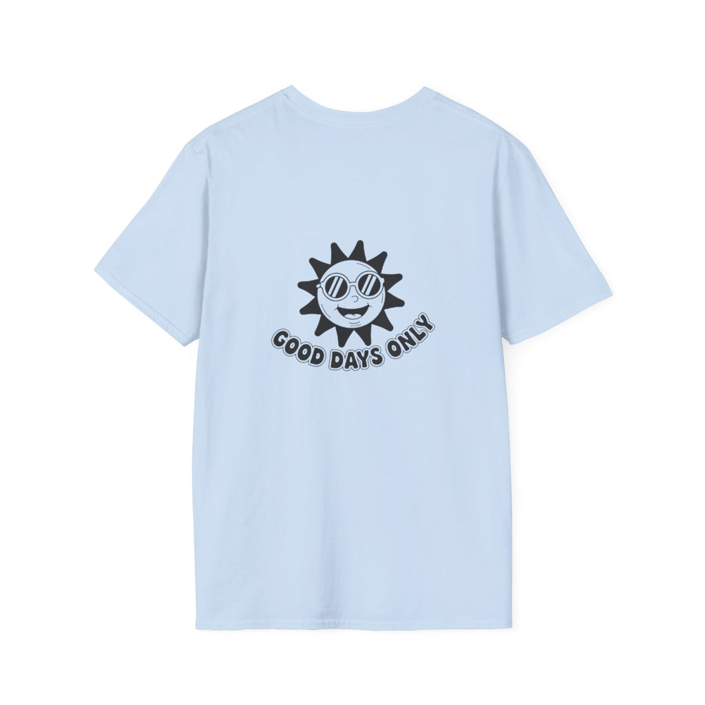 Solace Minimalist Tee — Small Chest Text Relaxed T-Shirt